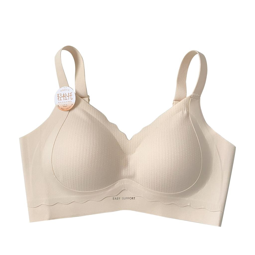 Anti-gravity lift without marks Comfortable soft support Gathering anti-sagging sports No steel ring bra
