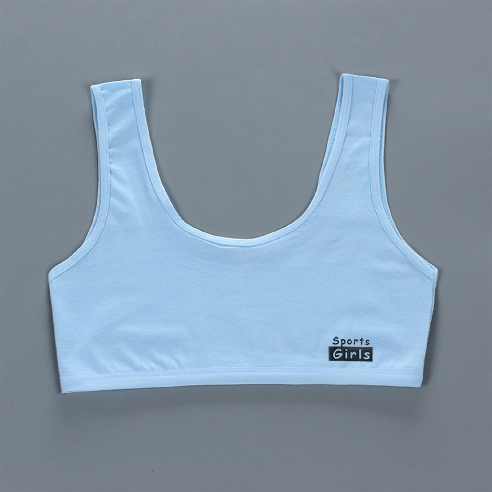 

Children Bra Teen Girls Bra Cotton Training Bra Student Kids Underwear Camisole One Size