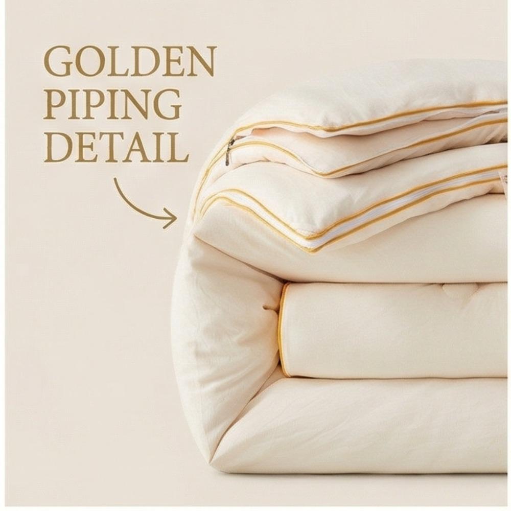 Pure Cotton Zipper Style Quilt, Thickened Winter Quilt, All-cotton Quilt Core