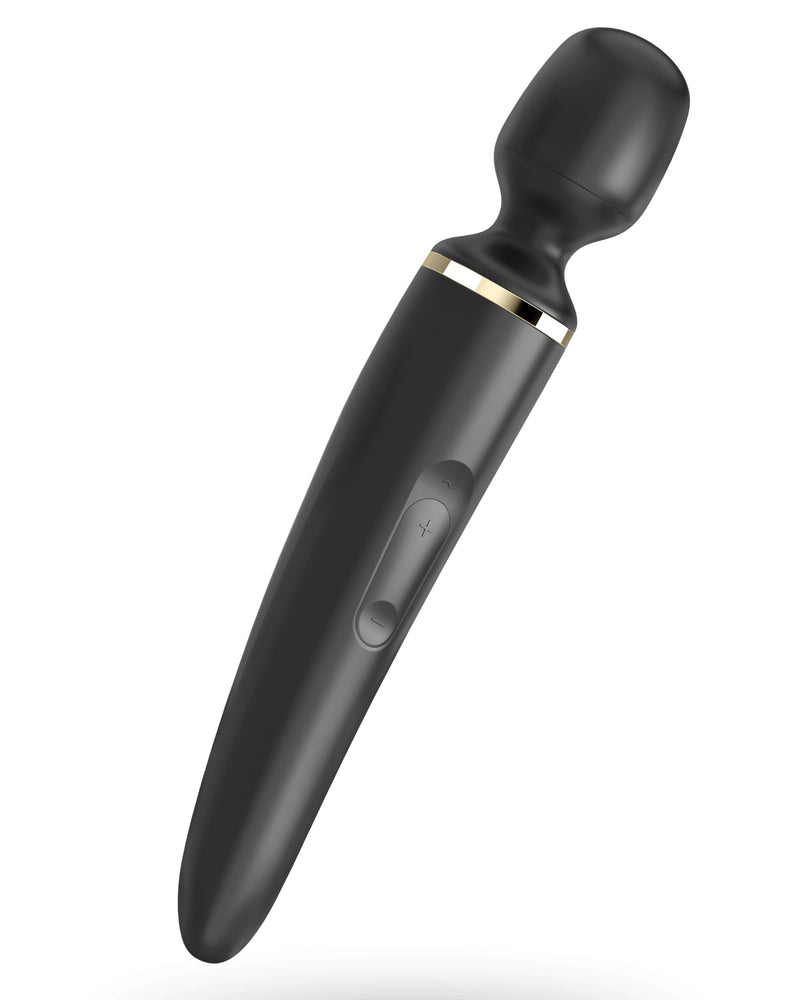 Masseur Wand-er Women Noir - Tête 78mm - Satisfyer - Wands Classiques