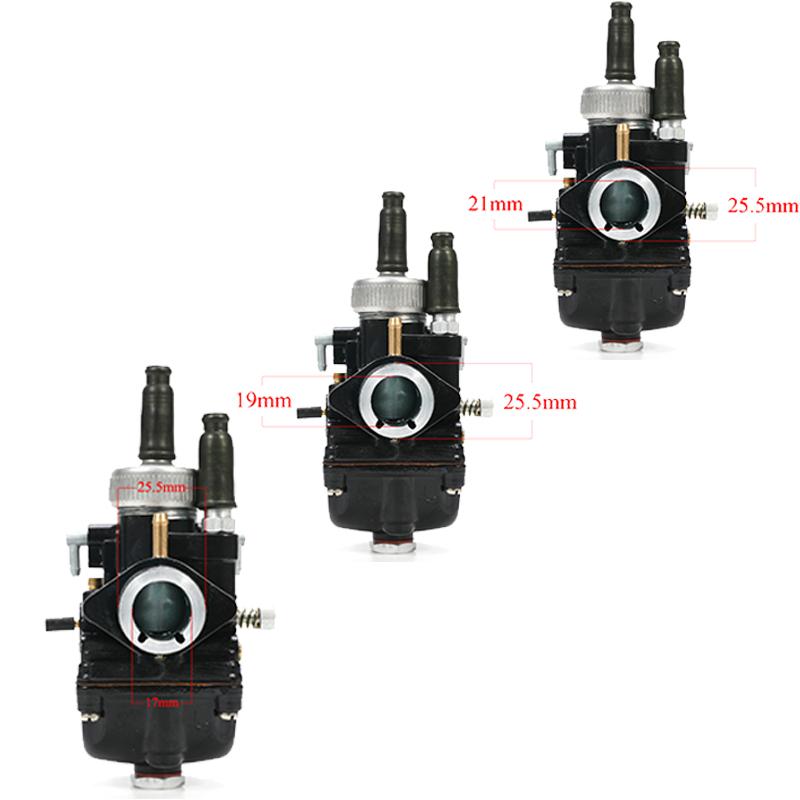 For Dellorto 17 19 21 17.5 19.5mm Universal Motorcycle Carburetor Phbg 50cc To 100cc Racing Carburetors Motocross Accessories