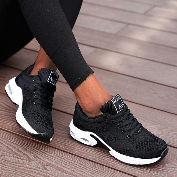 Fashion Large Size Summer Air Cushion Sport Shoes Women Sneakers White Sports Shoes Womens Running Shoes Lady Snickers Female GME-0093