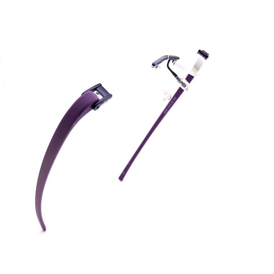RSINC -Rimless-Frame--Eye-Glass- Eyeglasses  Purple 50-18-140 JL166604414151