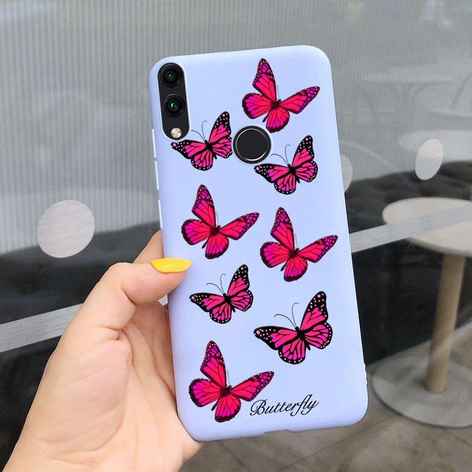 Cute Candy Painted Cover For Huawei Honor 8C Case Honor 8X Soft Silicone Back Cover For Honor 8C 8X Cases Honor8C Honor8X Bumper