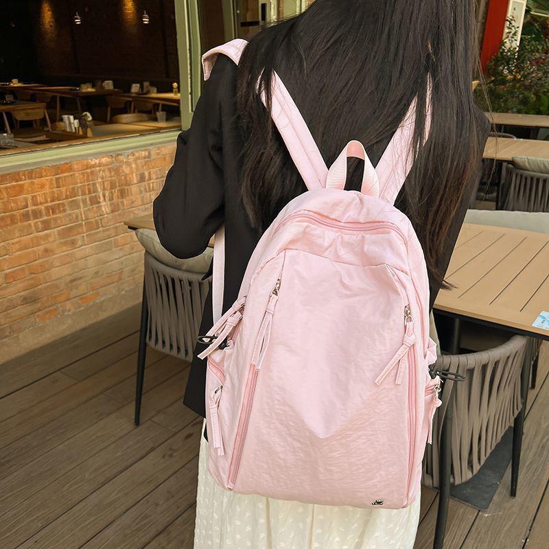 Nylon New Lightweight and Versatile Travel Schoolbag Student Large-capacity Japanese Backpack Casual Ins Backpack Going Out