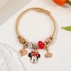 Minnie Mouse Cartoon Adjustable Beaded Bracelet For Gift Travel Souvenir