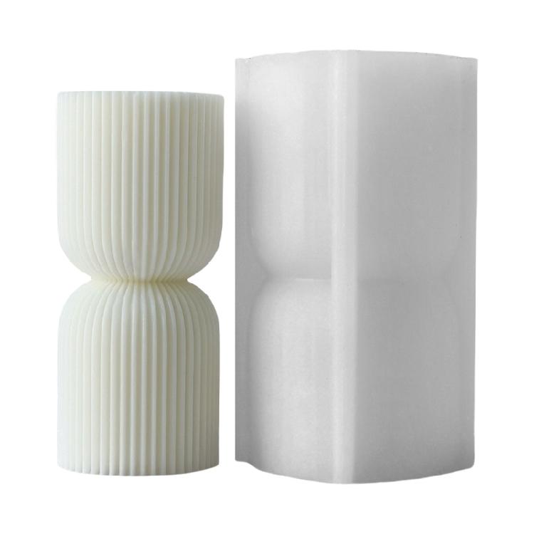 

Легко извлекаемая форма для свечей Гипсовая форма для домашнего декора Полосатая форма в виде столба для ароматерапии Инструменты для изготовления украшений