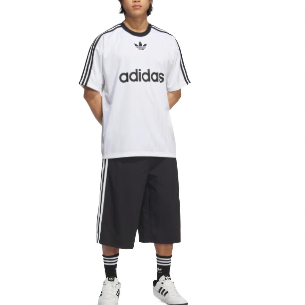 adidas Originals Klassische 3er-Pack Musterkollektion Trefoil Kollektion Lässige Shorts Herren Schwarz/Weiß KB5441