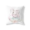 Cute Rabbit Giraffe Animals Children Room Decor Polyester  Cushion Cover Sofa Pillow  Home Decoration Throw Pillowcase