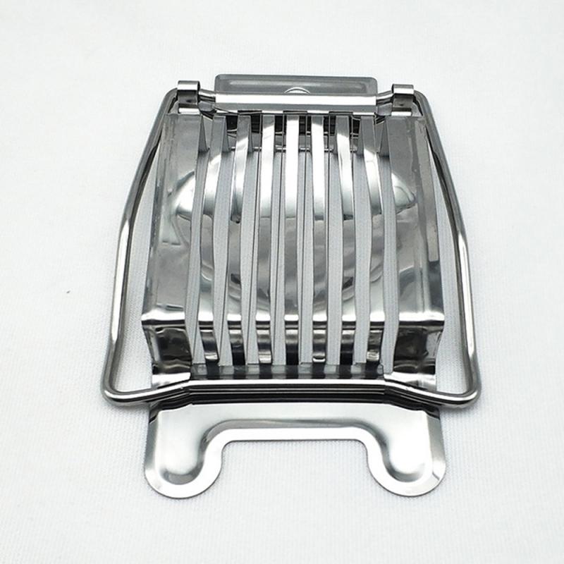 Multifunksjonelle eggskjærere i rustfritt stål Fancy splitter Eggskjæreverktøy Hjem To-i-ett eggskjærer Kjøkkenutstyr