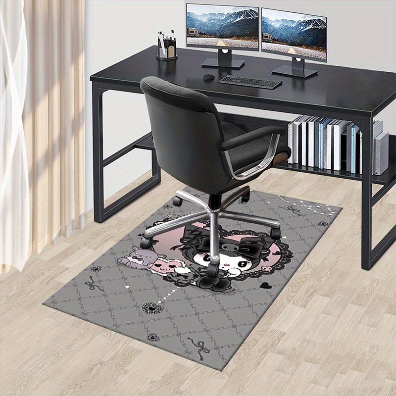 

1pc Sanrio Kulomi Soft Printed Area Rug, Office Carpet, Under Chair Protector Blanket for Bathroom, Living Room, Bedroom, Laun 75x90cm