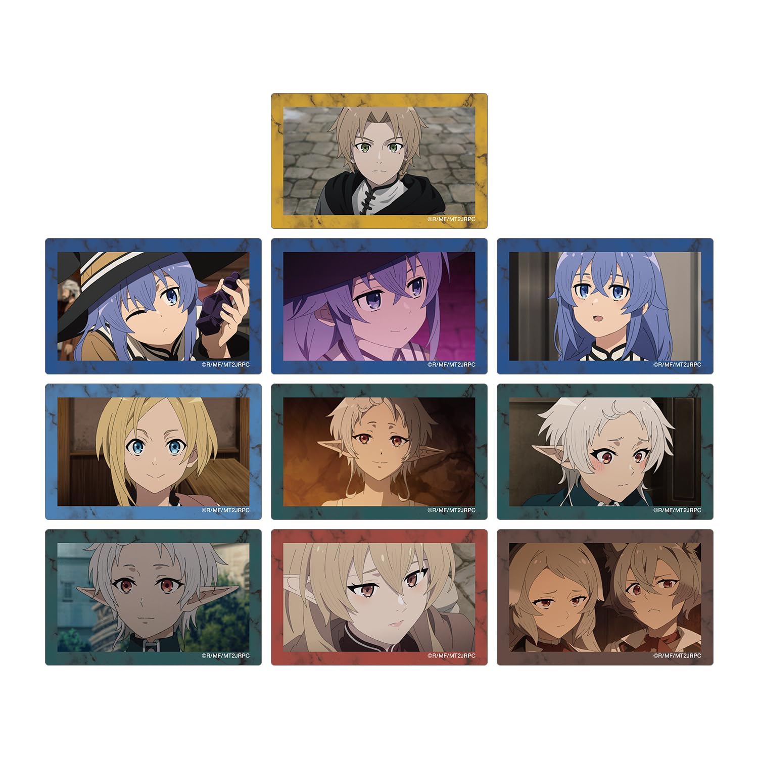 Аниме [Mushoku Tensei II]: [Реинкарнация безработного] Наклейки на карты «Сцена торговли», Коробка из 10 штук