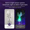 4/2pc Solar Lawn Stake Lamp LED Street Light Garden Landscape Color Changing Lights Outdoor Lawn Lighting for Yard Patio Pathway