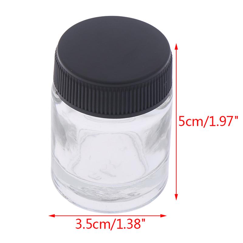 22Cc Airbrush Paint Glass Bottle Jar Suction Lid Spray Pot Drawing Nail Art Tool