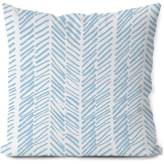 Coastal Beach Pillow Covers 18x18, Ocean Beachy Themed Room Decor, Coral Starfish Seashell Ocean Beach Decorative Throw Pillow Covers for Home Living синий