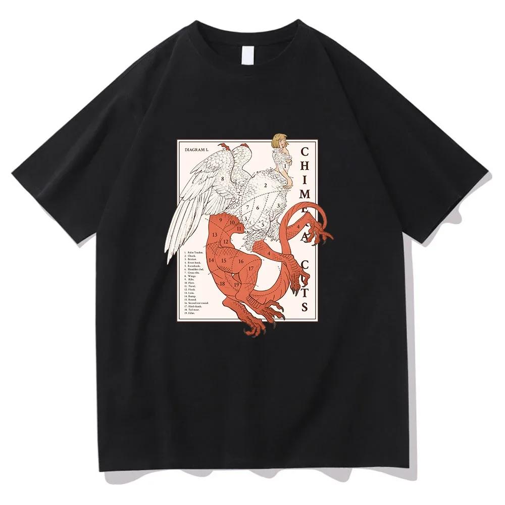 Delicioso en Dungeon Falin Chimera Cortes Camiseta Moda Harajuku Marcille Chilchuck Camiseta Unisex Vintage