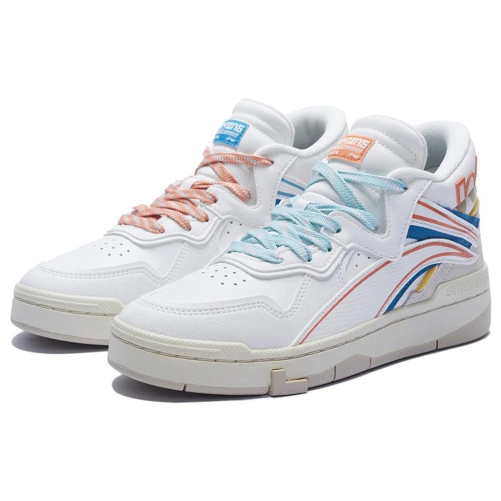 (WMNS) Li-Ning Mid Prm 'White Red Blue' Women's AGCS152-4
