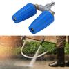 Pressure Washer Double   Nozzle 1Celsius4 Inch Stainless Steel 4000psi Double Rotating   Nozzle for Garden Cars Cleaning