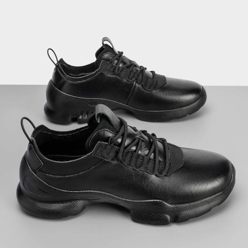 Fashion Genuine Leather Male Lace-Up Outdoor Shoes Male Comfortable Fashion Sneakers Formal Casual Footwear All-match Mens Walking Shoes
