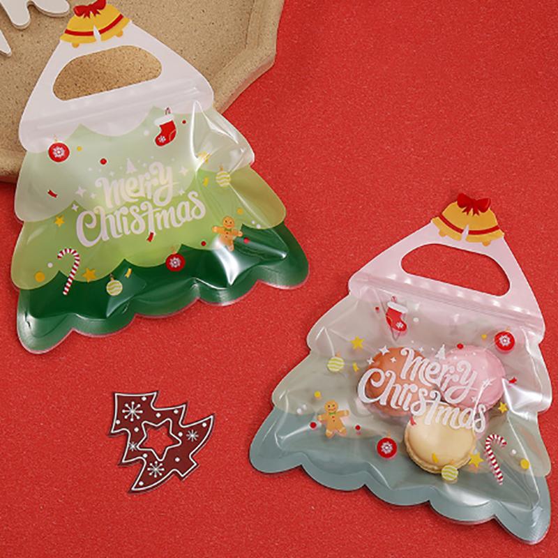 Christmas Gift Bags Santa Elk Snowflake Tote Bag Children'S Gift Bags Thickened Non-Woven Waterproof Bag Christmas Decoration