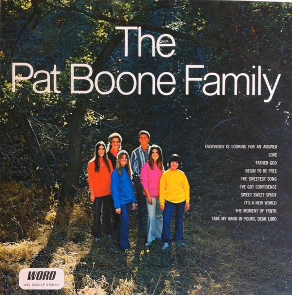 

Виниловая пластинка PAT BOONE FAMILY The Pat Boone Family WST8536 Word 1971 Великобритания Рок Б/у