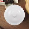 White Ceramic Teapot Lid Mug Lid Replacement Porcelain Cover 7.3cm Round Drink Cup Accessory Coffee Tea Tea Kettle Cover