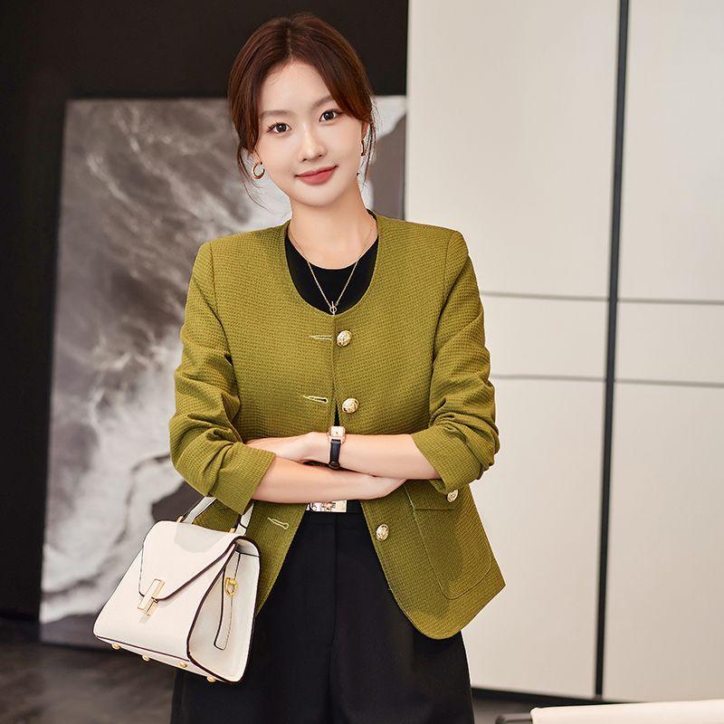 High Quality Suit Jacket Female Autumn and Winter New Fashion Foreign Temperament Goddess Fan Korean Version Suit