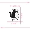 Black And White Cat Enamel Pins Hugging Cats Brooches Cartoon Cute Animal Backpack Lapel Custom Badges Jewelry Gifts For Friends