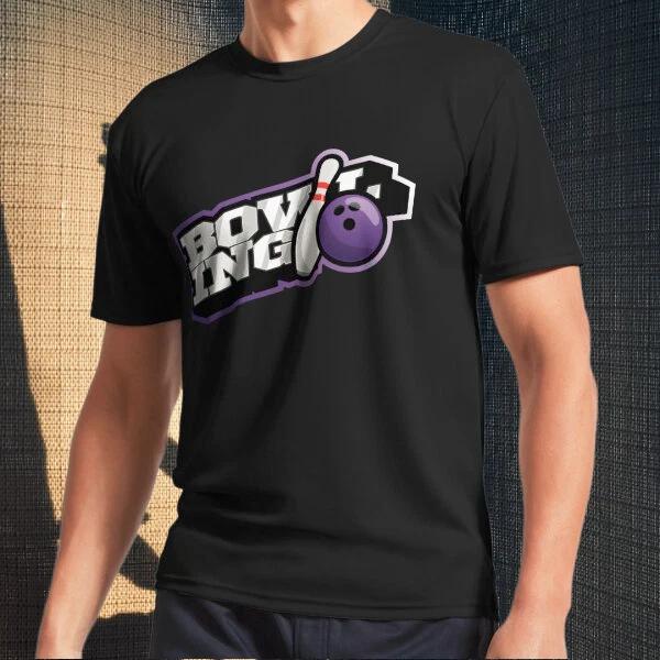 Men s and Women s T-shirts Bowling star XXL
