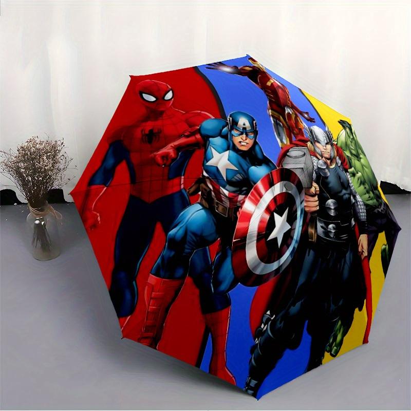 1pc Avengers Automatic Folding Umbrella, 8-Rib Portable & Foldable Design, All-Season Use, Highqualityy0722059