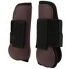 1 para ochraniaczy na nogi dla konia PU skorupa neoprenowa ochrona nogi konia do skoków myślistwa brązowy