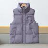 Gilet in cotone da donna corto moda gilet in cotone da donna gilet in cotone invernale stile straniero versatile colletto alla coreana cappotto ispessito tendenza