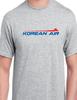 Tričko Korean Air Retro Logo Letecká společnost Korea Asie Létat Cestování Suvenýr Tričko