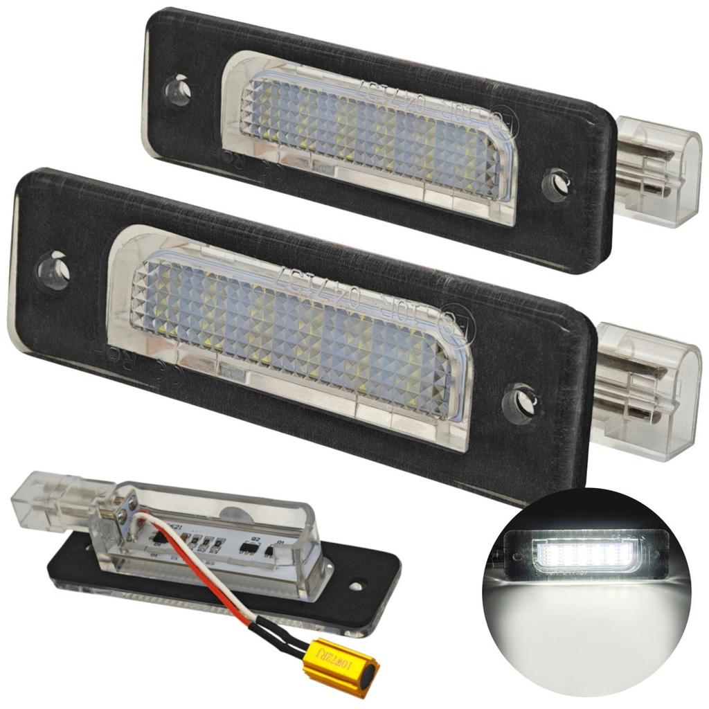 Luces LED de matrícula compatibles con BMW E32, E34, 650lm, 2 piezas Off-Road