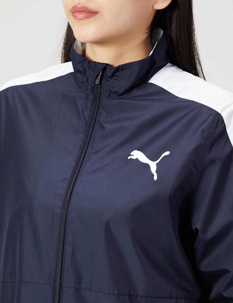 Windbreaker Jacket CROSS THE LINE Jacket W 520418 24 Color New Navy M [PUMA] Warm-up Women's Spring/Summer (03)