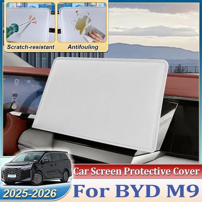 For BYD M9 Accessories Xia 2025 2026 2027 Auto Central Control Navigation Screen Protective Cover Car Modification Hood Sticker