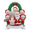 Christmas Tree Family Ornament Hanging Pendant Reindeer DIY Name Card For Holiday Decor Xmas Tree Pendant Crafts Gifts