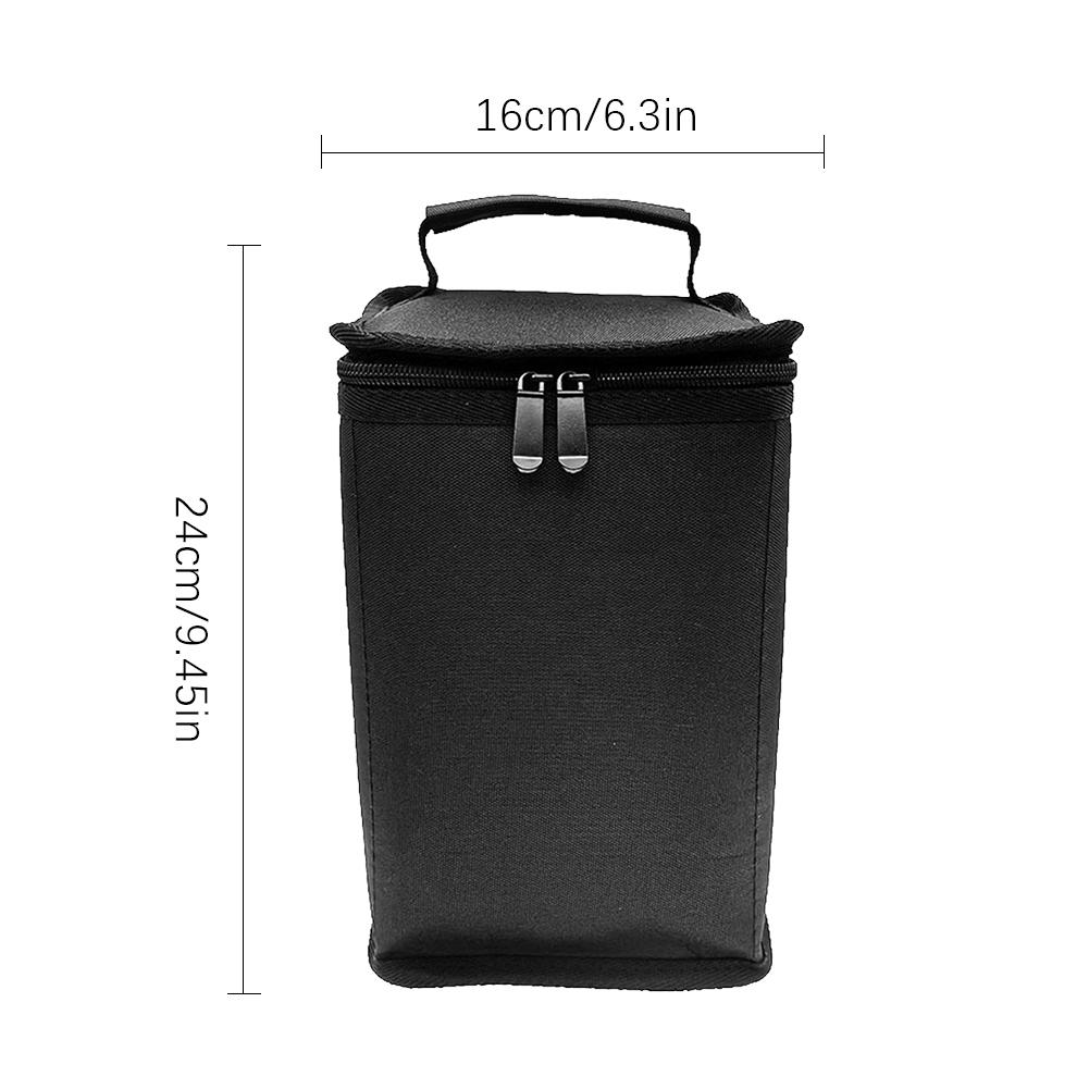 Butane Fuel Canister Anti-Collision Cover 600D Oxford Cloth Camping Lantern Gas Tank Bag with Handle for Outdoor Camping Cooking