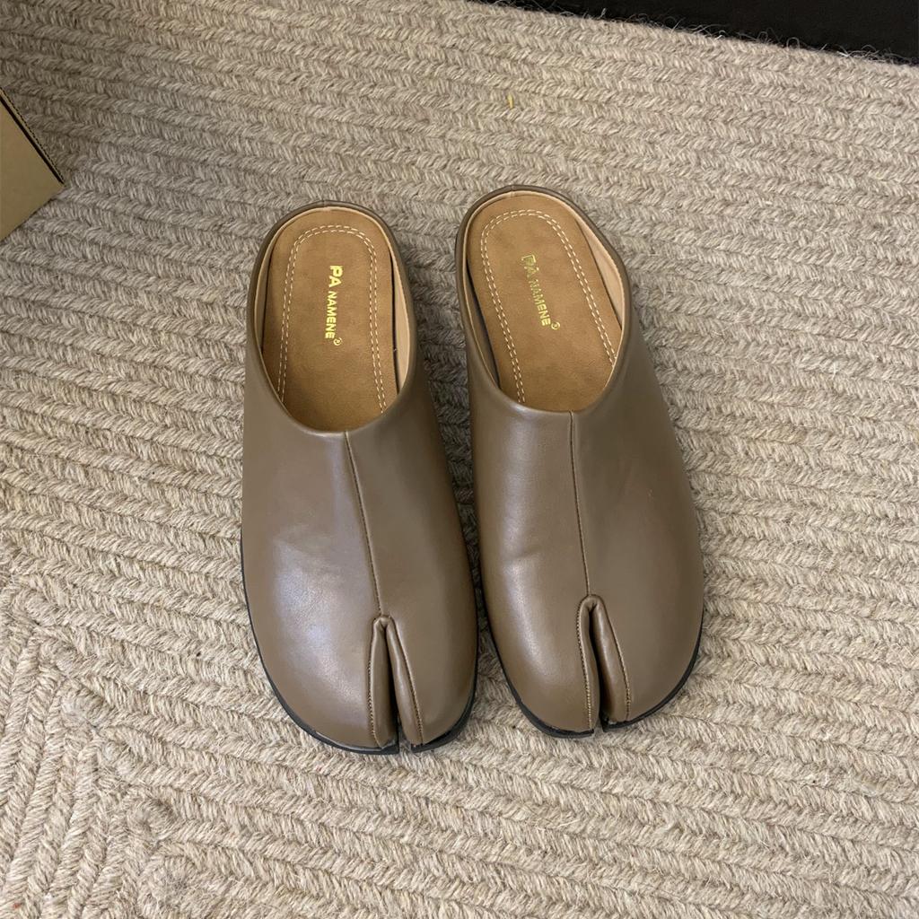 Mode Bailamos Brandneue Damen Hausschuhe Mode Zehentrenner Flache Slipper Mules Schuhe Weiche Flats Outdoor Lässige Pantoletten Mujer