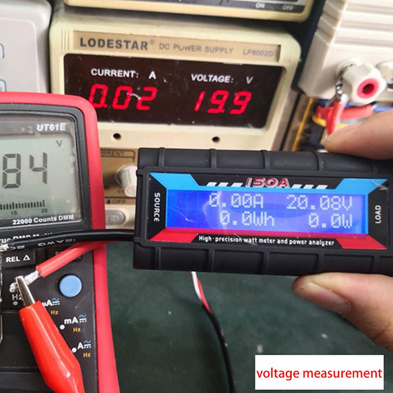 150A/200A Solarenergie-Tester Mit Photovoltaik-Anschluss Leistungsmesser RC-Modellflugzeug Leistungsmesser Analyzer Aktueller Leistungsmesser