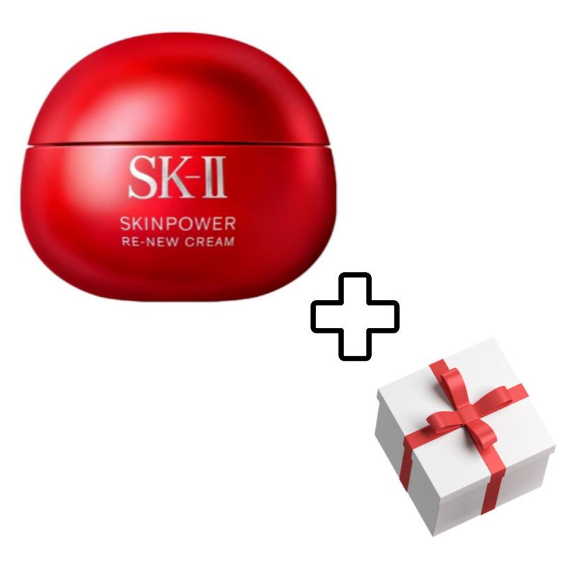 SK-II SKINPOWER Re-New Cream 80g + Gift 4pcs Set Korea Beauty