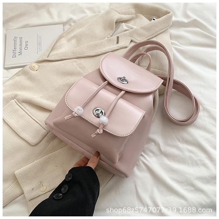 Korean niche design student backpack Xiaohongshu live broadcast super fire small fragrant travel bag college style small schoolbag