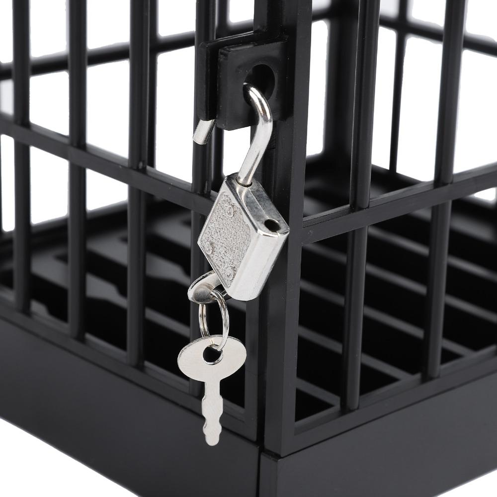 Lockable Design Cell Phone Jail All Black Black Grey Mobile Phone Prison Time Management Key Lock Phone Lock Box Classroom