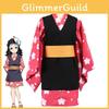Demon Slayer Kimetsu No Yaiba Makomo Cosplay Kostým Dámský Kimono Oblek Roucho