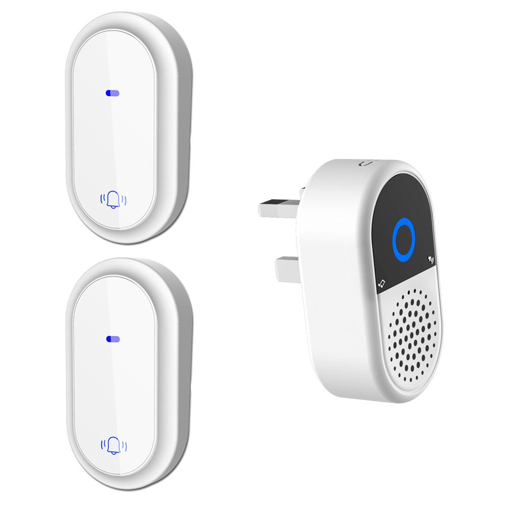 Новий бездротовий дверний дзвінок з живленням від енергії руху, висока гучність 433 МГц для складу або вулиці біля вілли