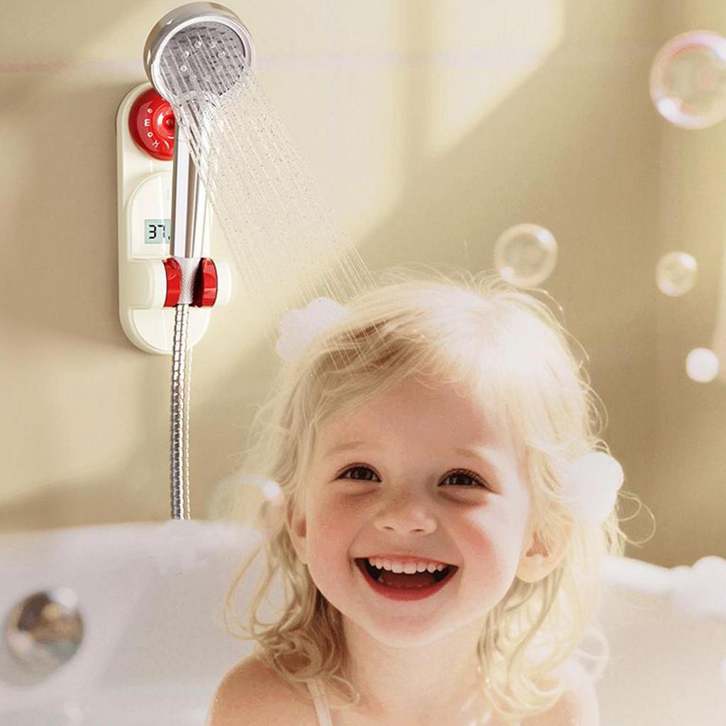 Držák na sprchovou hlavici Nastavitelný přísavný držák Sprchová tyč Nástěnný stojan Pro koupelnu Domácnost Obytný vůz Toaleta Byt Komerční