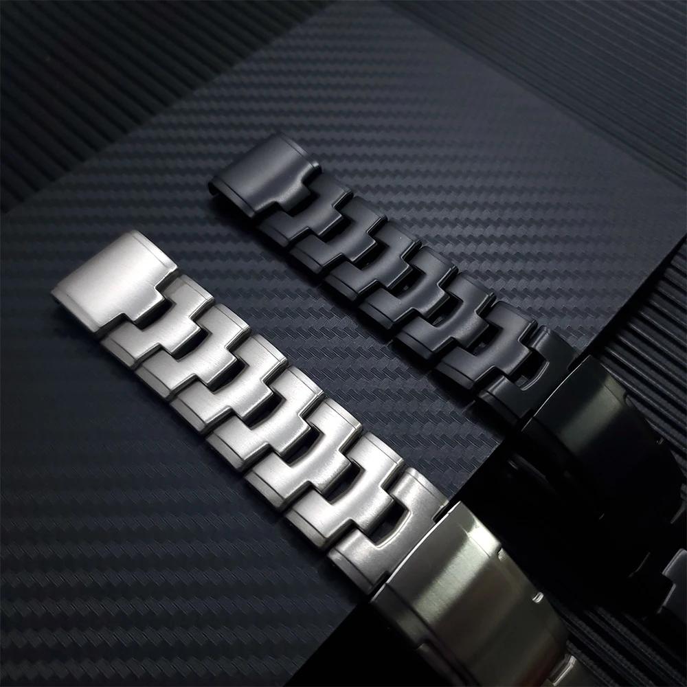 Titanium alloy Strap 22mm 26mm For Garmin Instinct 3 E 2X Forerunner 970 965 955 Fenix E 8 7 7X Quickfit Watch Band Bracelet