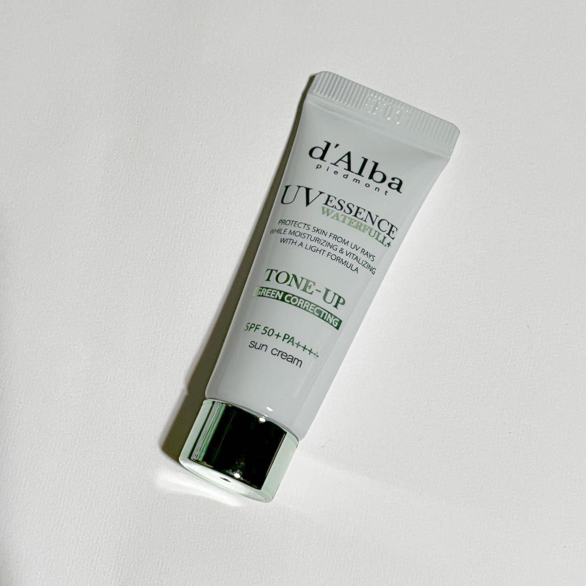 d Alba/Tone up sun cream/Green/10ml