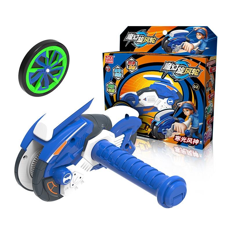 Ultimo Giroscopio Magico Ciclotrone Infinito Ruota Accelerante Giocattolo Giroscopio con Lanciatore Moto Trottola Giocattoli per Bambini Regalo