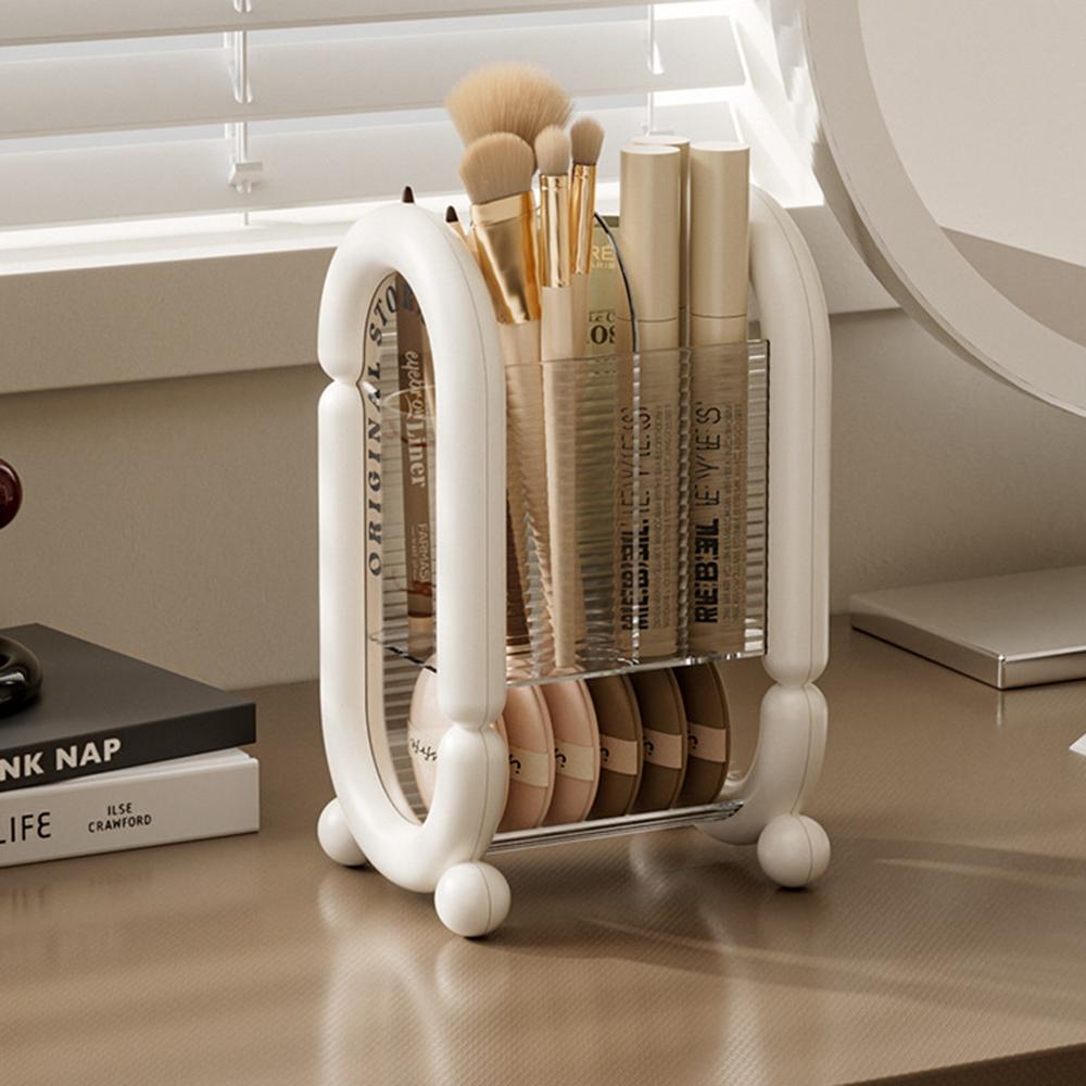 1 Make-up-Pinsel Aufbewahrungsbehälter, Schreibtisch, Kommode, Augenbrauenstift, Pinsel-Aufbewahrungsständer, minimalistisch, Ins Wind Aufbewahrungseimer